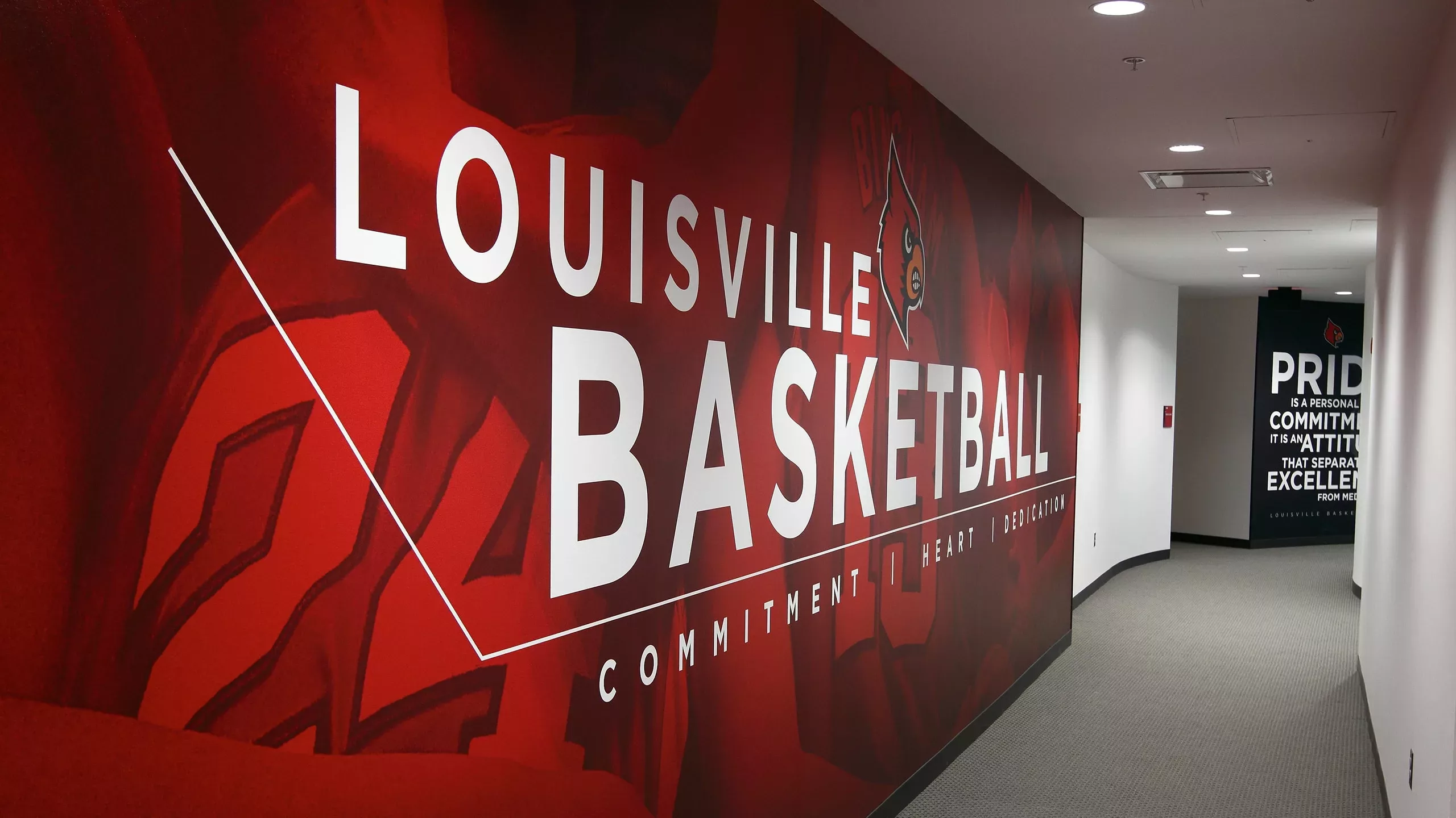 Louisville Cardinal Basketball Mural